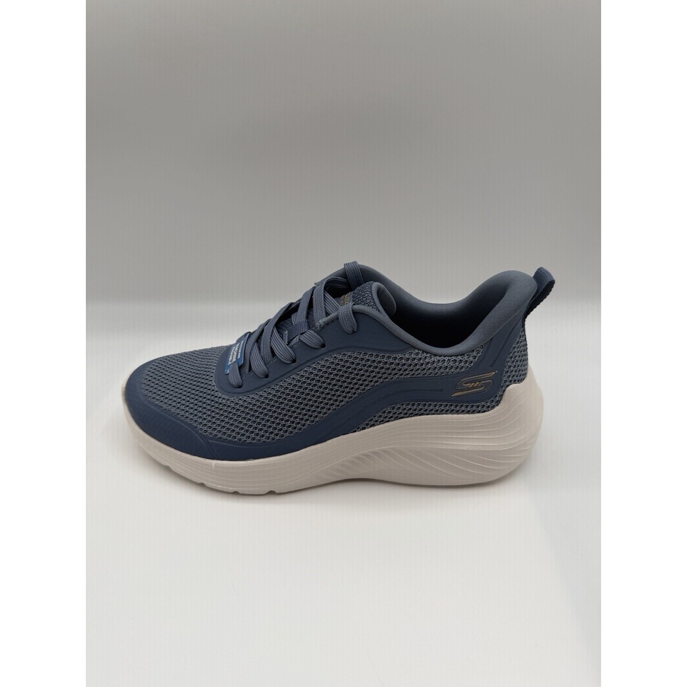 Skechers Bobs Squad Waves-Still Wading Sneaker,Women's 6,EU:36, Slate,117483,NIB